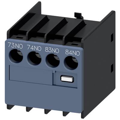 Un bloc de commutation électrique avec quatre points de connexion numérotés : '73NO', '74NO', '83NO', '84NO'.