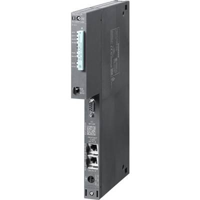 Module d'automatisation industrielle à ports multiples avec un design vertical. Utilisé pour le contrôle et la connexion d'appareils.