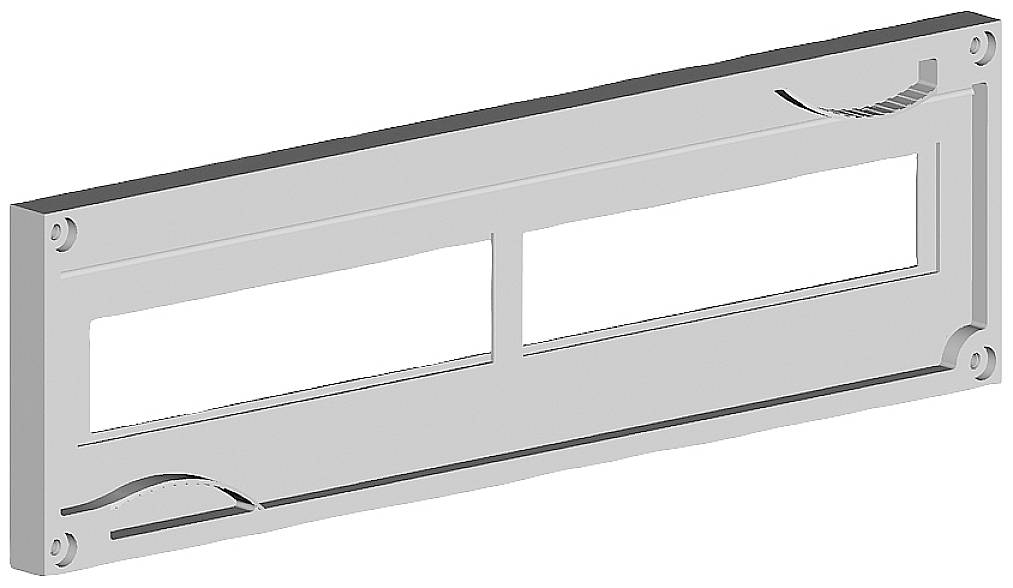 Siemens 8GK9602-1KK11 Capot frontal avec encoche plastique (L x l x H) 125 x 250 x 150 mm 1 pc(s) Piece