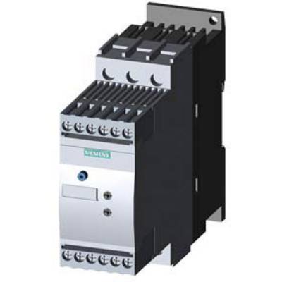 Un contacteur électrique noir avec un avant gris. Plusieurs bornes de connexion se trouvent en haut. L'appareil est destiné au contrôle de systèmes électrotechniques.