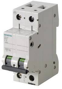 Disjoncteur électrique à double pôle L, adapté pour la protection et le contrôle des circuits électriques.