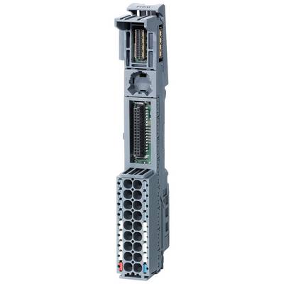 Un module électronique vertical gris avec plusieurs zones de connexion et contacts enfichables, adapté aux applications industrielles.