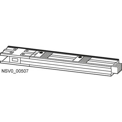 Dessin technique en noir et blanc d'une pièce rectangulaire avec des rayures et des perçages, étiqueté 'NSVO_00507'.