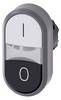 Bouton-poussoir à double touche Siemens 3SU1030-3AB61-0AK0 1 pc(s)