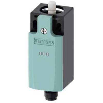 Marquage 'SIEMENS' sur un dispositif électronique en bleu clair et noir, probablement un composant d'un système de commande industriel.