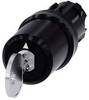 Commutateur à clé Siemens 3SU1000-5BL21-0AA0 2 x 45 ° 1 pc(s)