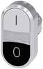 Bouton-poussoir à double touche Siemens 3SU1050-3AB61-0AK0 1 pc(s)