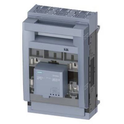 Dispositif électronique avec un boîtier gris, plusieurs connexions et un module central. Probablement un élément de tableau de distribution électrique.