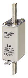 Siemens 3NA3024 LV HRC Fuse Holder size 0 80A 500V NH1 front indicator