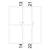 Dessin technique d'un objet rectangulaire avec des marquages en '13', '14', '21' et '22', indiquant des dimensions ou des points d'intersection.