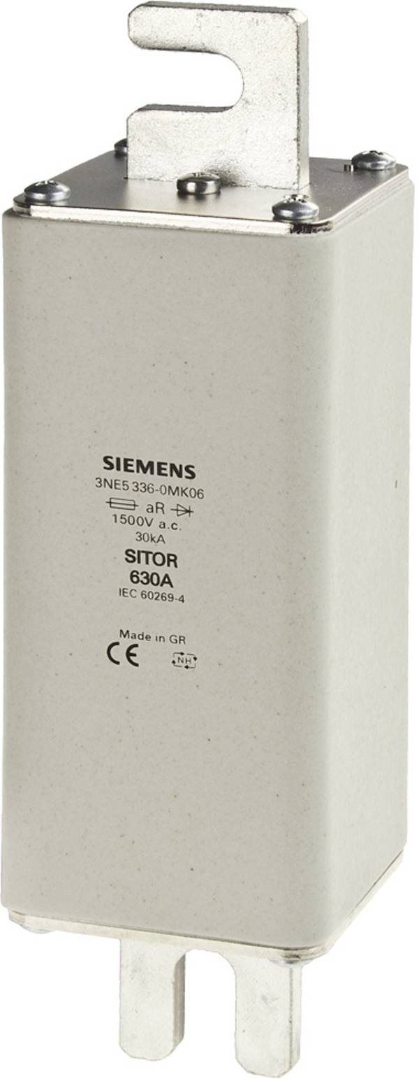 Siemens 3NE53360MK66 Cartouche-fusible Adapté pour (fusibles) Taille de fusible 000 - 4 Taille du fusible = 2 630 A 1500 V 1 pc(s)