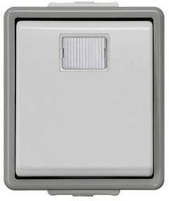 Siemens Gamme d'interrupteurs Bouton-poussoir Delta gris 5TD4706 1 pc(s)