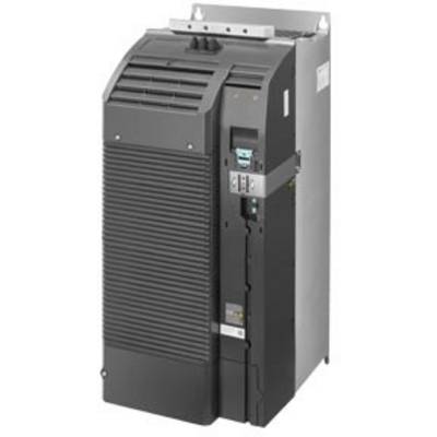 Entraînement industriel dans un boîtier gris avec des fentes de ventilation et plusieurs connexions, adapté aux systèmes de commande et de régulation.