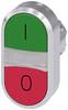 Bouton-poussoir à double touche Siemens 3SU1050-3AB42-0AK0 1 pc(s)