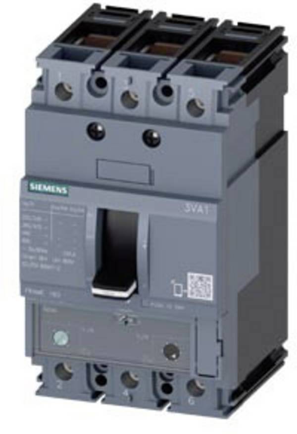 Disjoncteur Siemens 3VA1180-5EF36-0AA0  Plage de réglage (courant): 56 - 80 A Tension de contact (max.): 690 V/AC (l x H x P) 76.2 x 130 x 70 mm 1 pc(s)