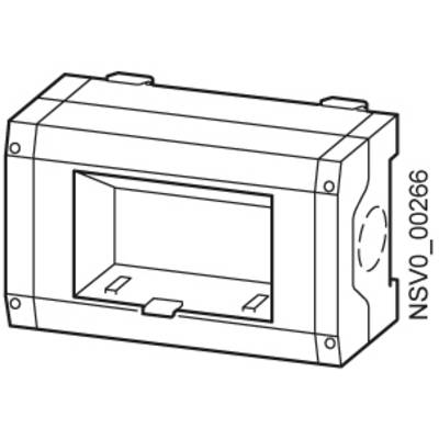Un dessin de boîtier rectangulaire avec un espace intérieur ouvert et une étiquette 'NSV0_00266' sur le côté.