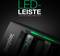 Chargeur avec une barre LED verte en haut, affichant des piles AA de la marque Energizer chargées. Texte : 'La barre LED s'illumine en vert pendant le chargement'.
