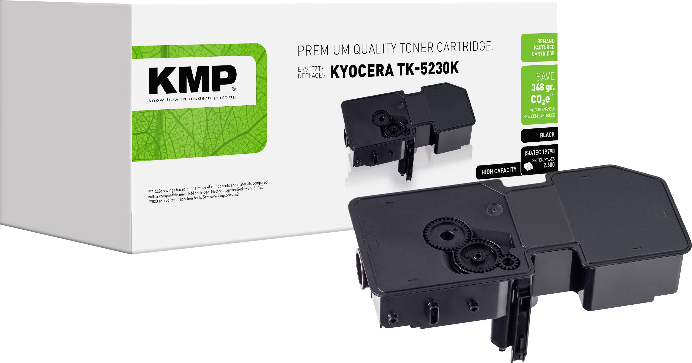 Cassette de toner KMP K-T83BX remplace Kyocera TK-5230K compatible noir 2600 pages