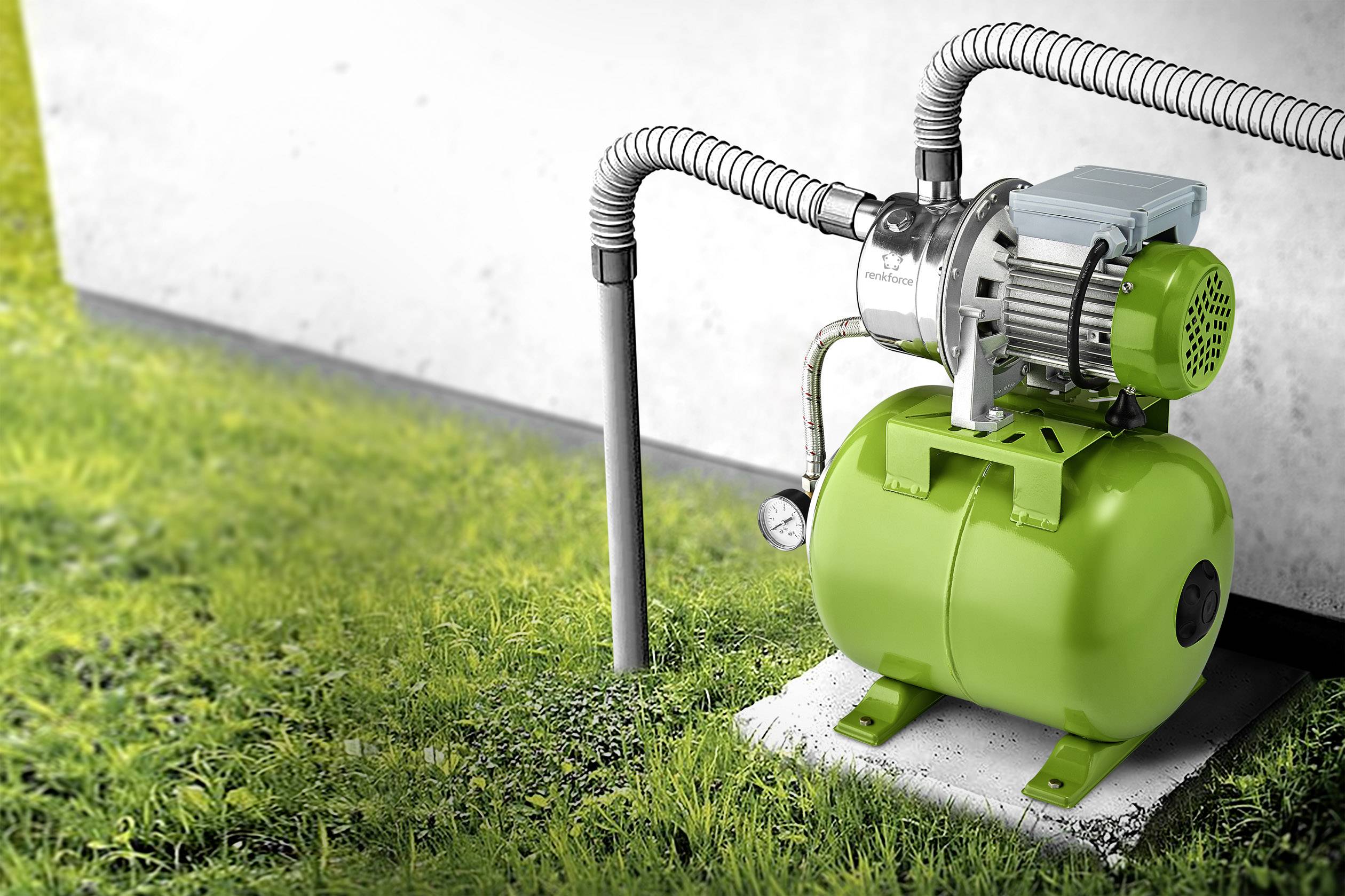 Surpresseur avec réservoir Renkforce 1712591 230 V/AC 3500 l/h-5