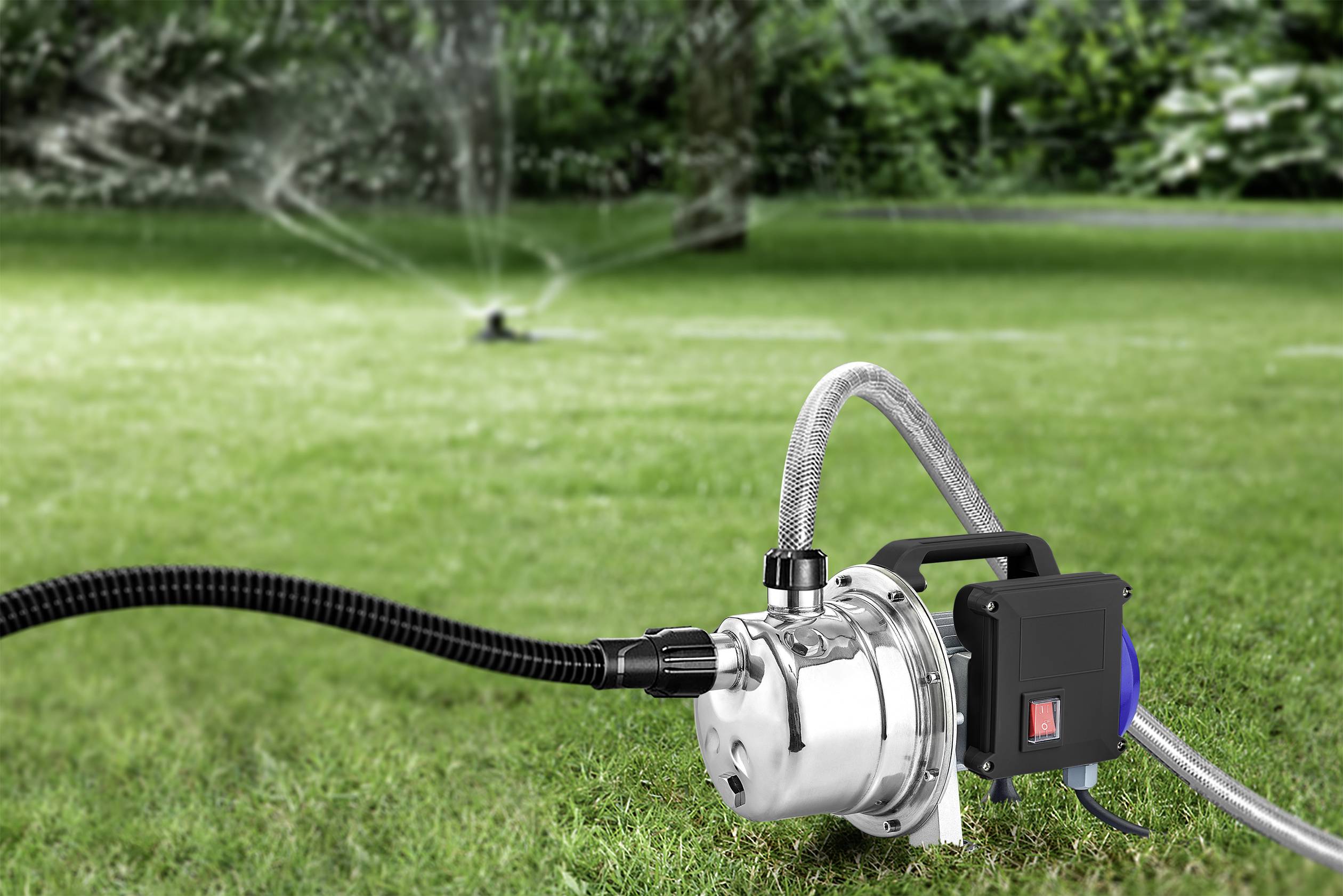 Pompe de jardin Renkforce TO5137776 4600 l/h 45 m 1 pc(s) Conrad.fr