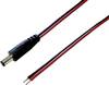 Câble de raccordement basse tension TRU COMPONENTS TC-2511265 DC mâle - extrémité(s) ouverte(s) 5.50 mm 2.10 mm 1.00 m 1 pc(s)