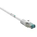Renkforce RF-5044036 RJ45 Câble réseau, câble patch CAT 6a S/FTP 5.00 m blanc avec cliquet d'encastrement, ignifuge 1 pc