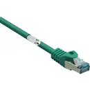 Renkforce RF-5224658 RJ45 Câble réseau, câble patch CAT 6a S/FTP 3.00 m vert avec cliquet d'encastrement, ignifuge 1 pc(