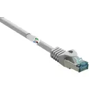Renkforce RF-5043948 RJ45 Câble réseau, câble patch CAT 6a S/FTP 10.00 m gris ignifuge 1 pc(s)