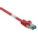Renkforce RF-5044050 RJ45 Câble réseau, câble patch CAT 6a S/FTP 0.50 m rouge ignifuge 1 pc(s)