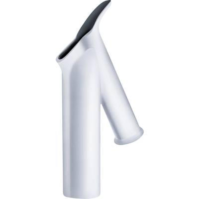 Produit argenté, au design moderne et élégant, avec des courbes et des angles audacieux, adapté à des applications à la fois stylées et fonctionnelles.