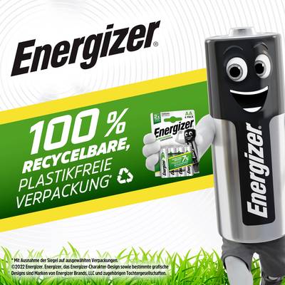 Energizer - Pile rechargeable AA HR6 1300 mAh 1.2 V - Piles