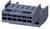 Connecteur électrique, gris, avec plusieurs ouvertures de connexion, étiqueté de manière transparente avec 'A1+', 'A2/B2-', 'B1+', '98NO', '95C', '96NC', 'NO 44'.