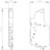 Dessin technique d'un composant électronique avec dimensions : 66,3 mm de hauteur, 7,1 mm de largeur, 31,4 mm de profondeur. Vue latérale et frontale.