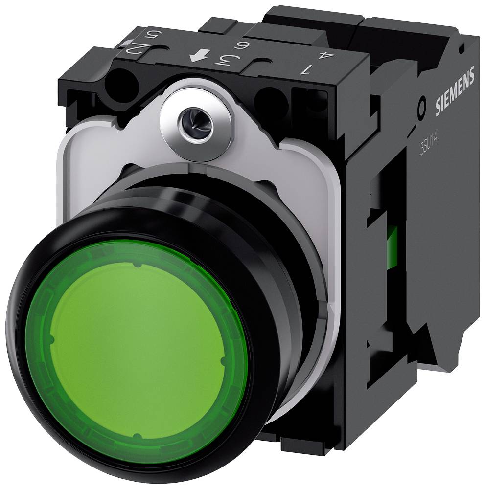 Siemens 3SU11060AB403BA0 3SU1106-0AB40-3BA0 Bouton-poussoir 1 pc(s)-0