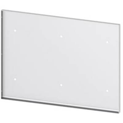 Support de montage mural en plexiglas transparent avec de petits trous de fixation.