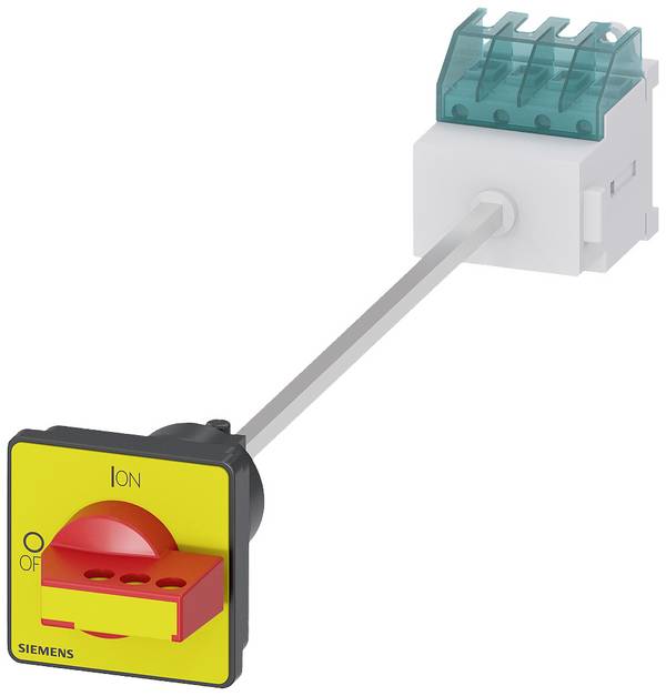 Interrupteur à coupure en charge;   rouge, jaune 3 pôles 6 mm² 16 A  690 V/AC  Siemens 3LD20170TK13