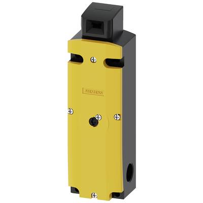 Une pièce industrielle rectangulaire jaune et noire avec des vis et une zone centrale rectangulaire. Logo et connexion visibles.