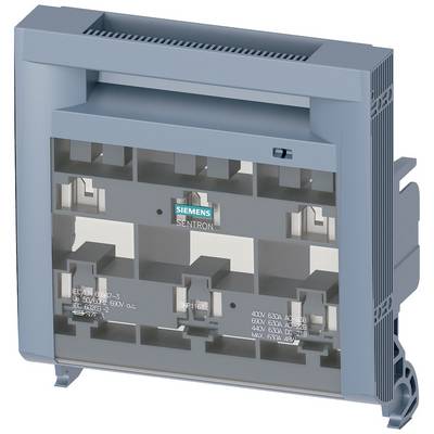 Un appareil gris Siemens Sentron avec plusieurs bornes de connexion, probablement un composant électrique pour la distribution ou la protection du courant.