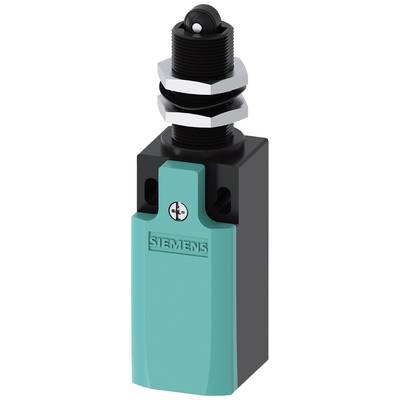 Un capteur rectangulaire avec un boîtier de couleur turquoise et une zone noire en haut. Sur la face avant est inscrit 'SIEMENS'.