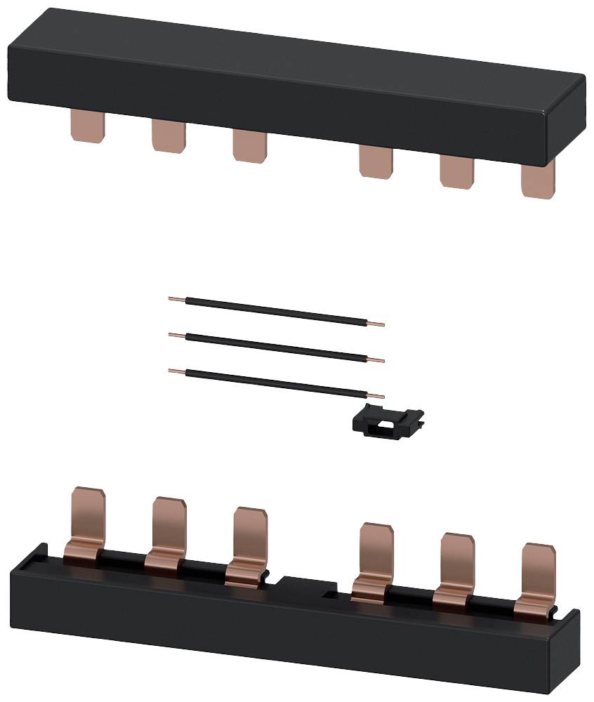 Ensemble de câbles avec connexions en cuivre et boîtier noir, probablement destiné aux connexions électriques dans des appareils ou des machines.