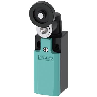 Dispositif de commutation de Siemens avec boîtier vert et noir et bras rotatif. Utilisé dans la construction mécanique pour le contrôle et la surveillance.