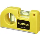 STANLEY 0-42-130 0-42-130 Niveau à bulle de poche 8.7 cm 2 mm/m