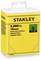 Emballage jaune avec le logo 'STANLEY'. Contient 5 000 agrafes lourdes, 10 mm, type G, indiquées par un symbole vert.