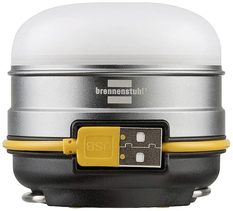 Brennenstuhl 1171540 Oli 0300 A LED Lampe de camping 350 lm à batterie 0.250 argent, noir, jaune-1