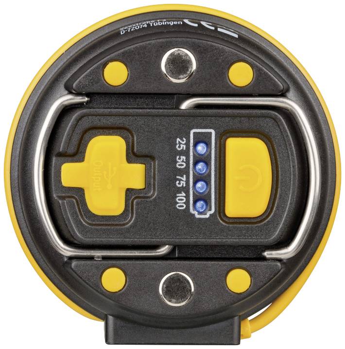 Brennenstuhl 1171540 Oli 0300 A LED Lampe de camping 350 lm à batterie 0.250 argent, noir, jaune-2