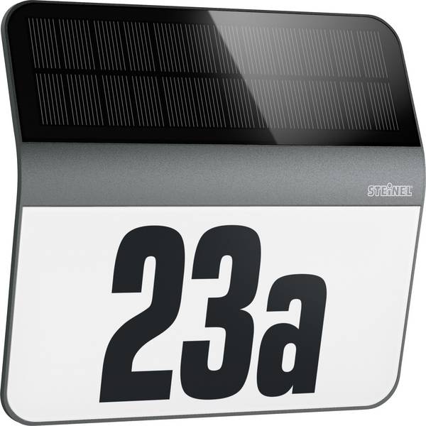 Steinel XSolar LH-N 035730 Eclairage solaire pour numéro de maison  LED LED intégrée 0.03 W anthracite