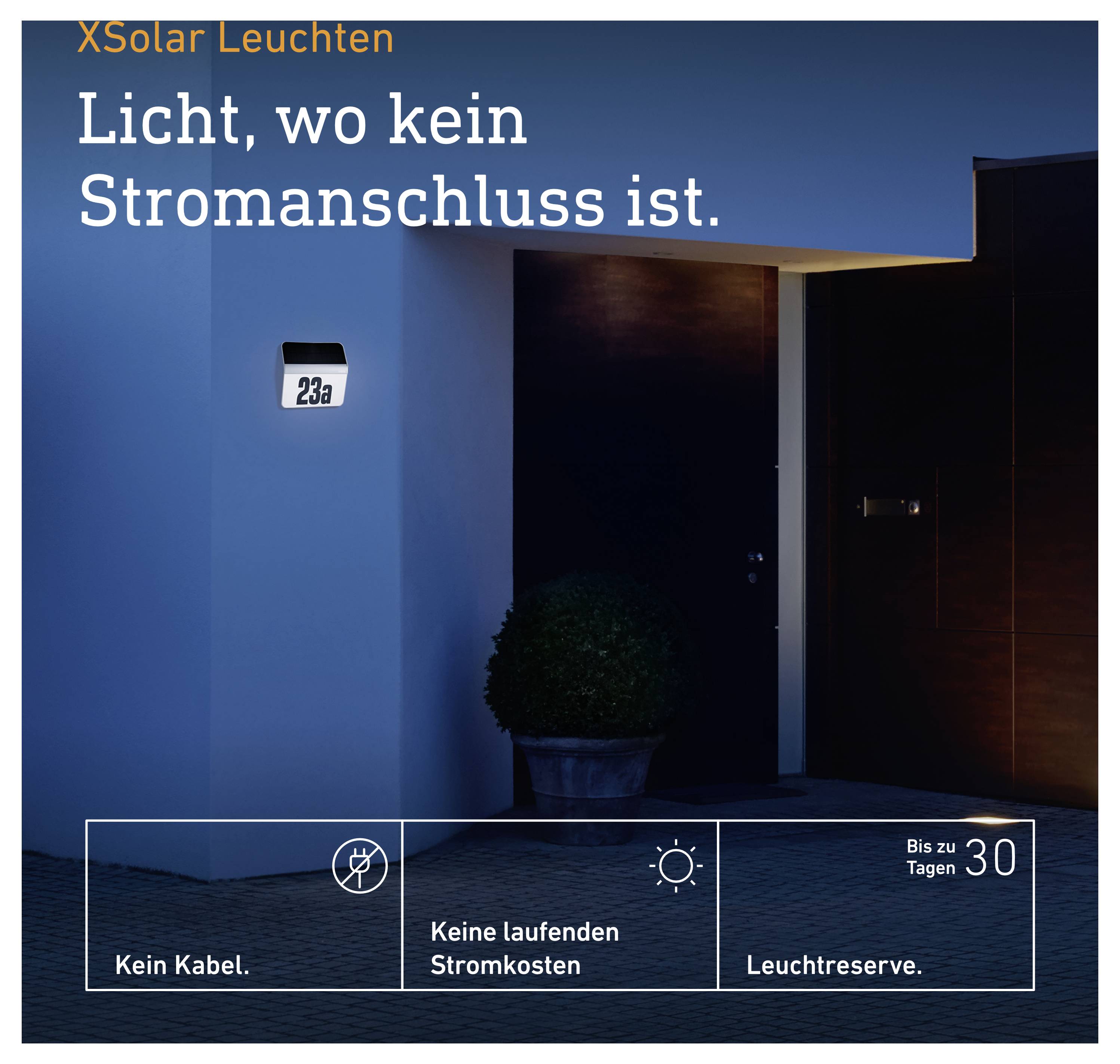 Steinel XSolar LH-N 035730 Eclairage solaire pour numéro de maison LED LED intégrée 0.03 W anthracite-2