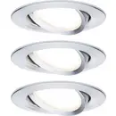 Paulmann 93487 Nova Spot encastrable jeu de 3 LED LED 18 W Aluminium (tourné)