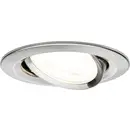 Paulmann 93464 Nova Spot encastrable LED GU10 6.5 W fer (brossé)