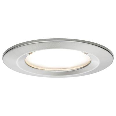 Plafonnier LED rond et plat en métal à finition mate, diffusant une lumière blanche et lumineuse, parfait pour les intérieurs modernes.